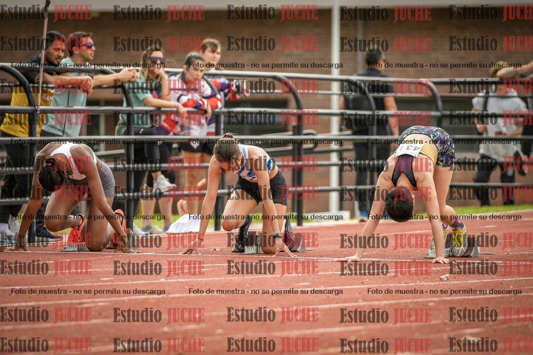 Fotos de los 100 m llanos de mujeres