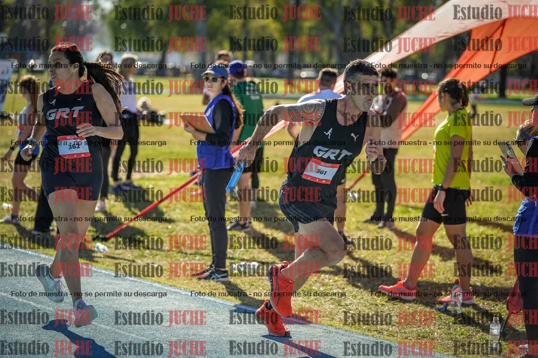 Fotos durante los relevos