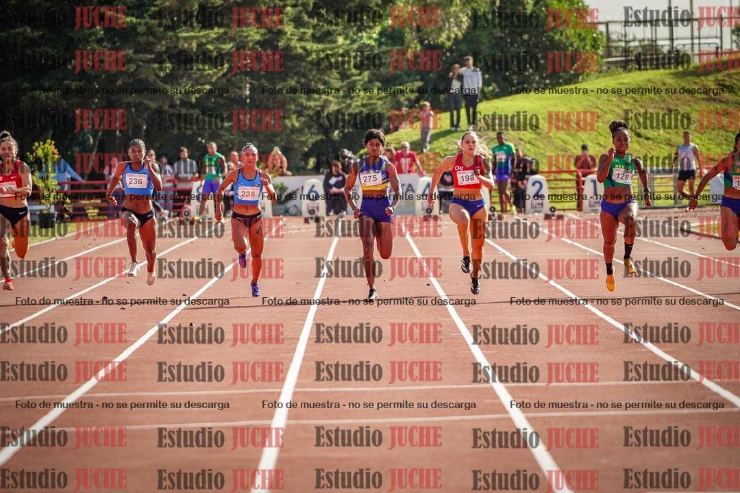 Fotos de los 100 m de mujeres - FINAL
