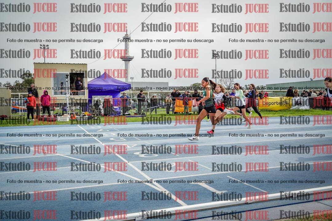 Fotos de los 80 m llanos de mujeres - U14 (FINAL)