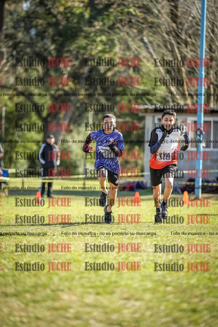 Fotos de la llegada del cross de 3000 m