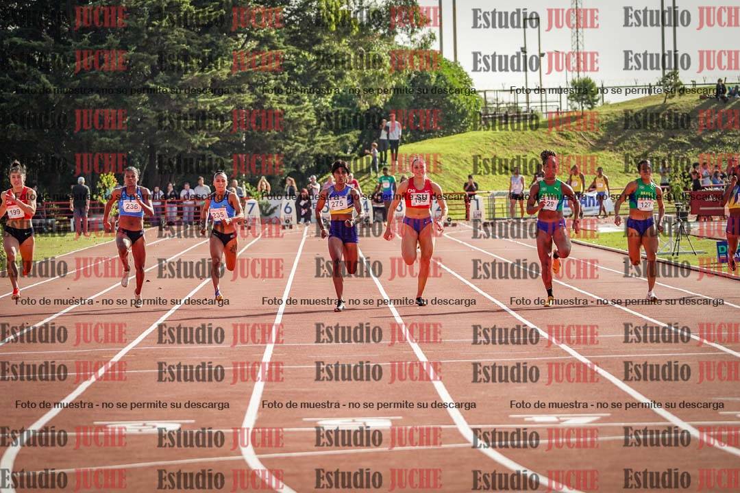 Fotos de los 100 m de mujeres - FINAL