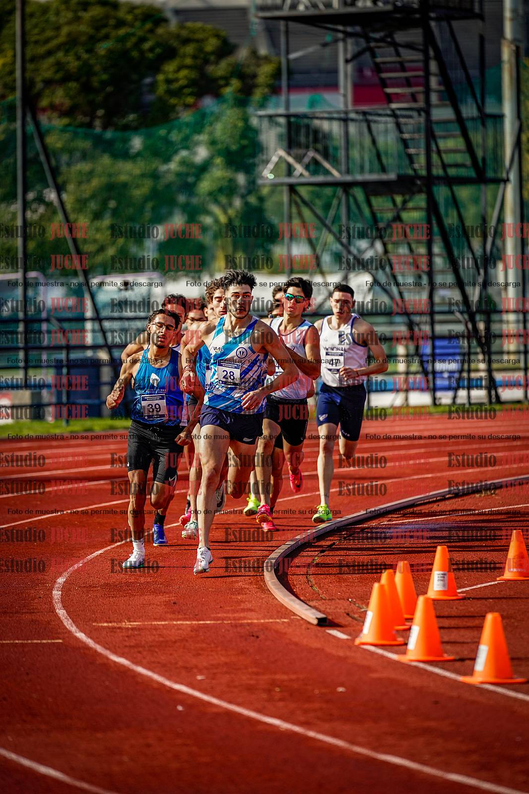Fotos de los 800 m de varones
