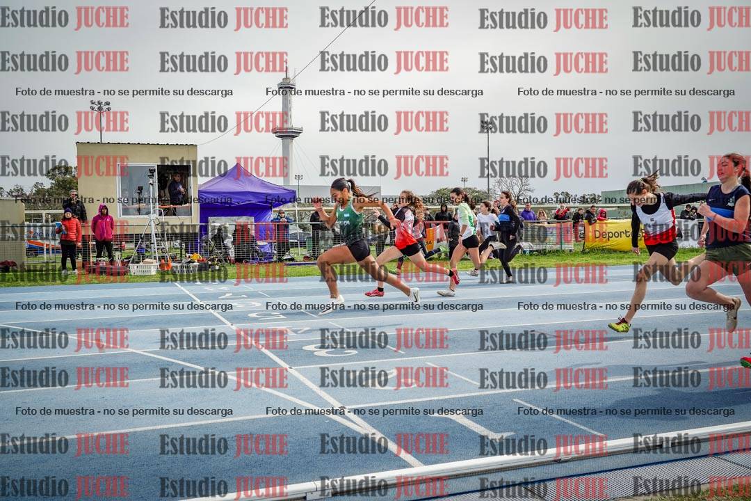 Fotos de los 80 m llanos de mujeres - U14 (FINAL)