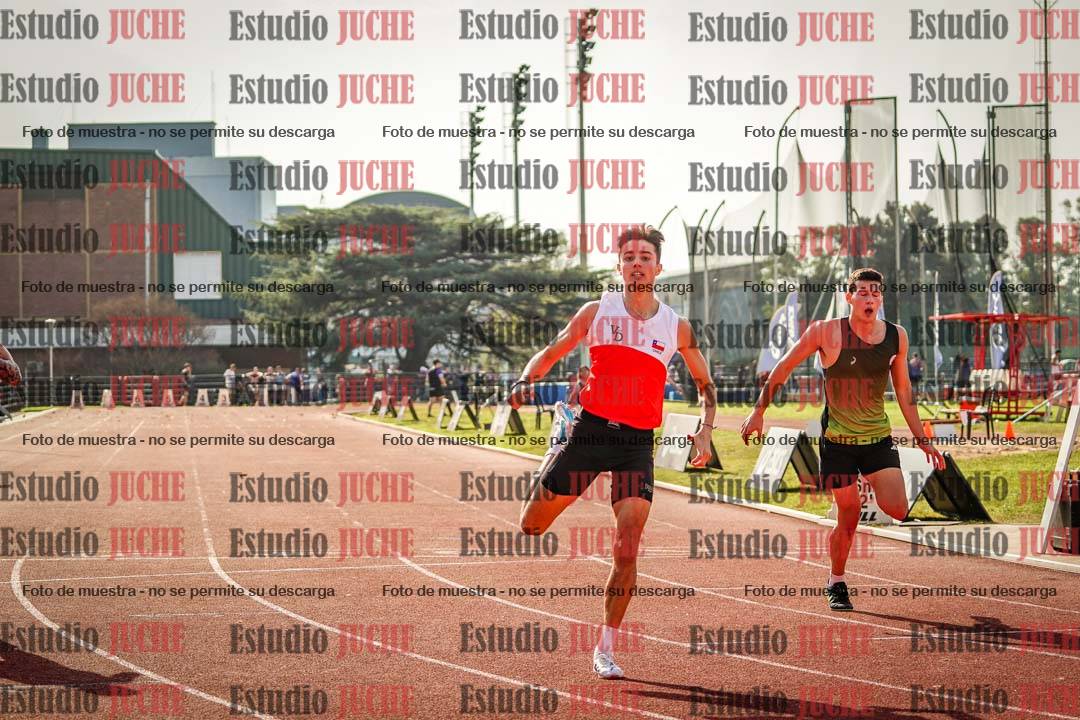 Fotos de los 200 m llanos de varones
