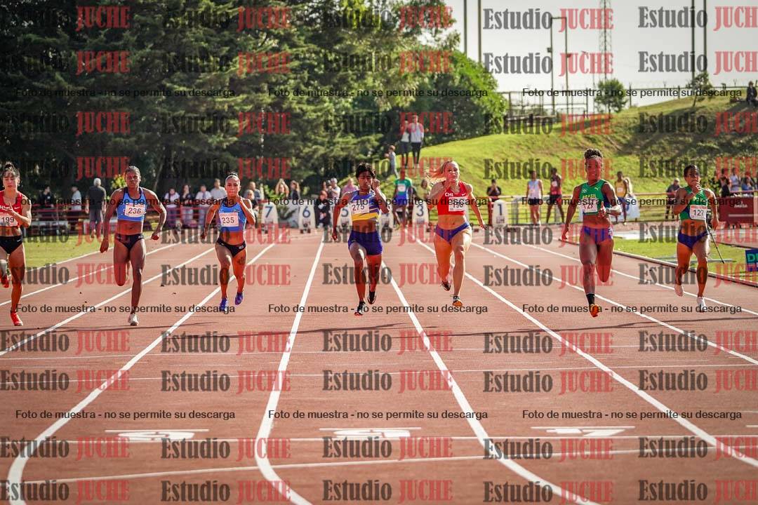 Fotos de los 100 m de mujeres - FINAL