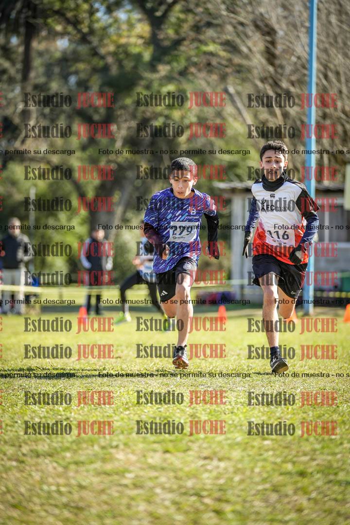 Fotos de la llegada del cross de 3000 m