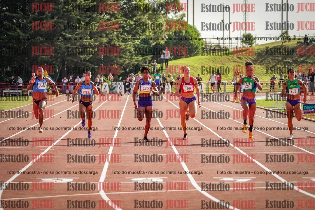 Fotos de los 100 m de mujeres - FINAL