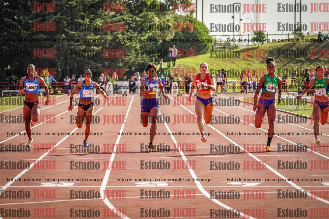 Fotos de los 100 m de mujeres - FINAL