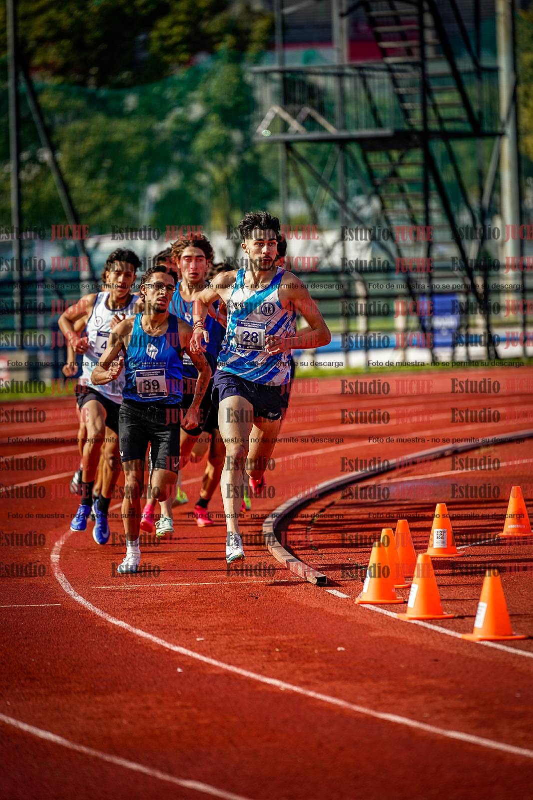 Fotos de los 800 m de varones
