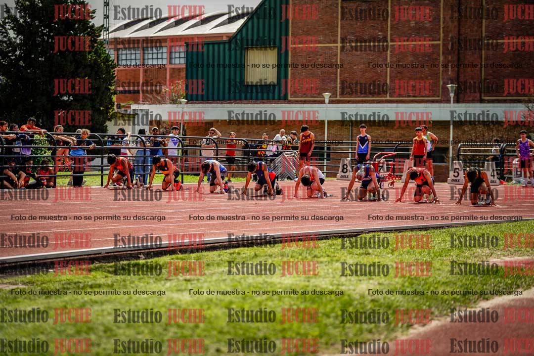 Fotos de los 100 m de varones