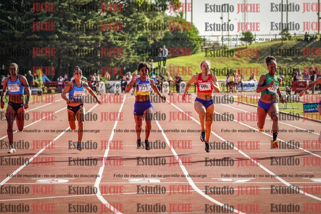 Fotos de los 100 m de mujeres - FINAL