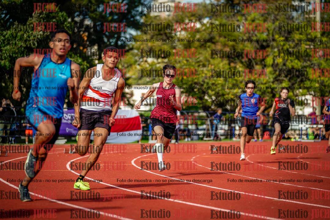 Fotos de los 200 m llanos de varones