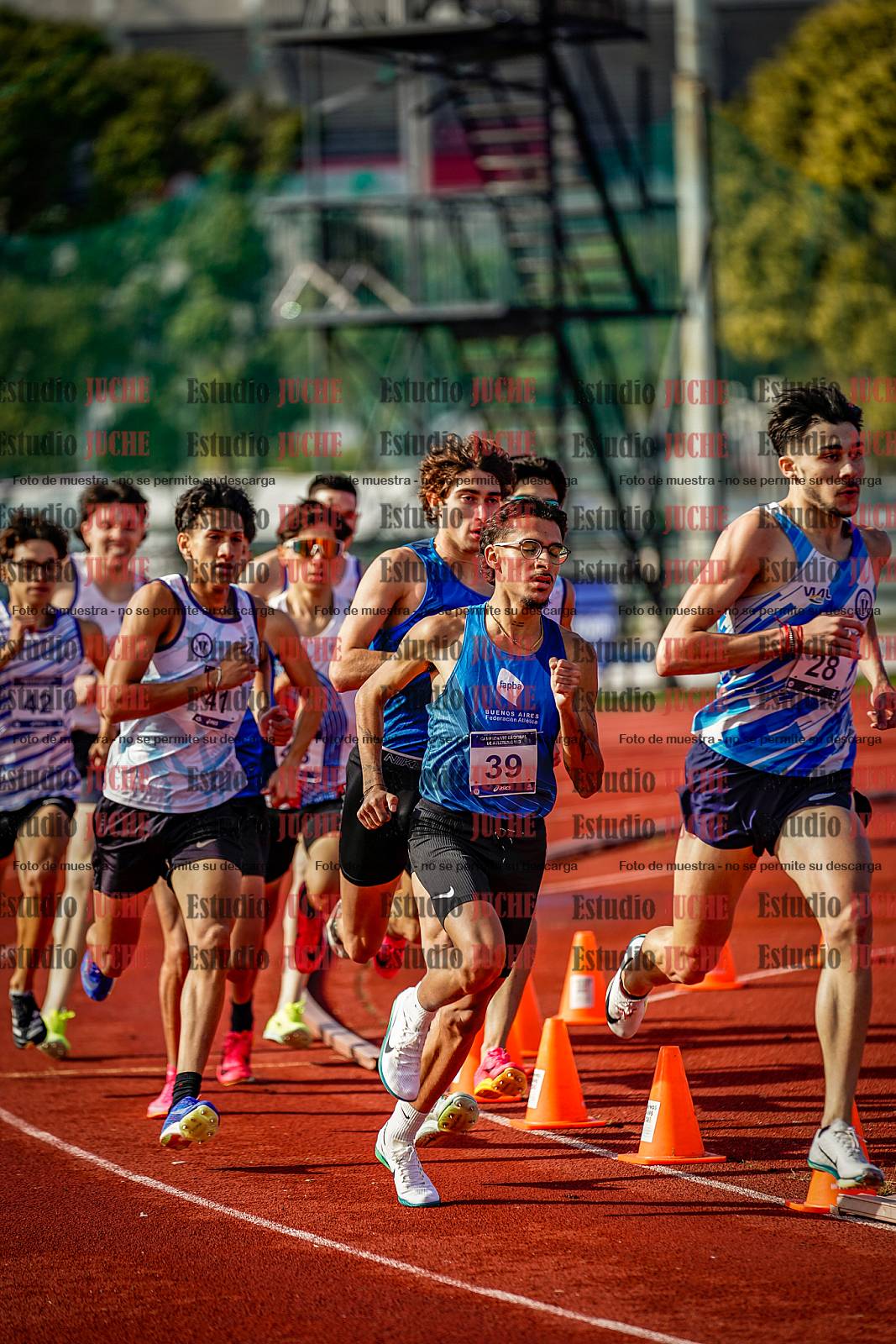 Fotos de los 800 m de varones