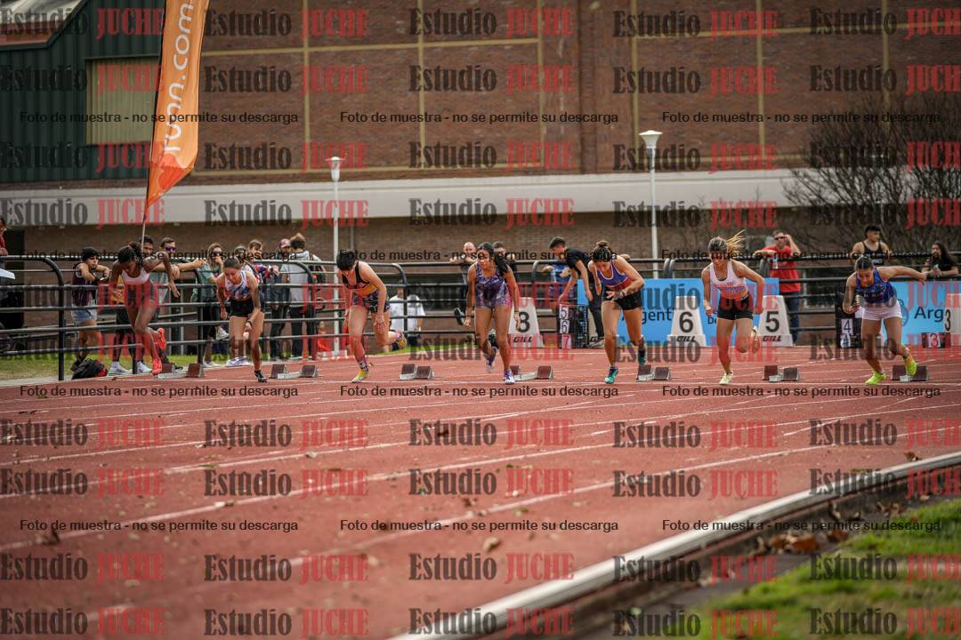 Fotos de los 100 m llanos de mujeres