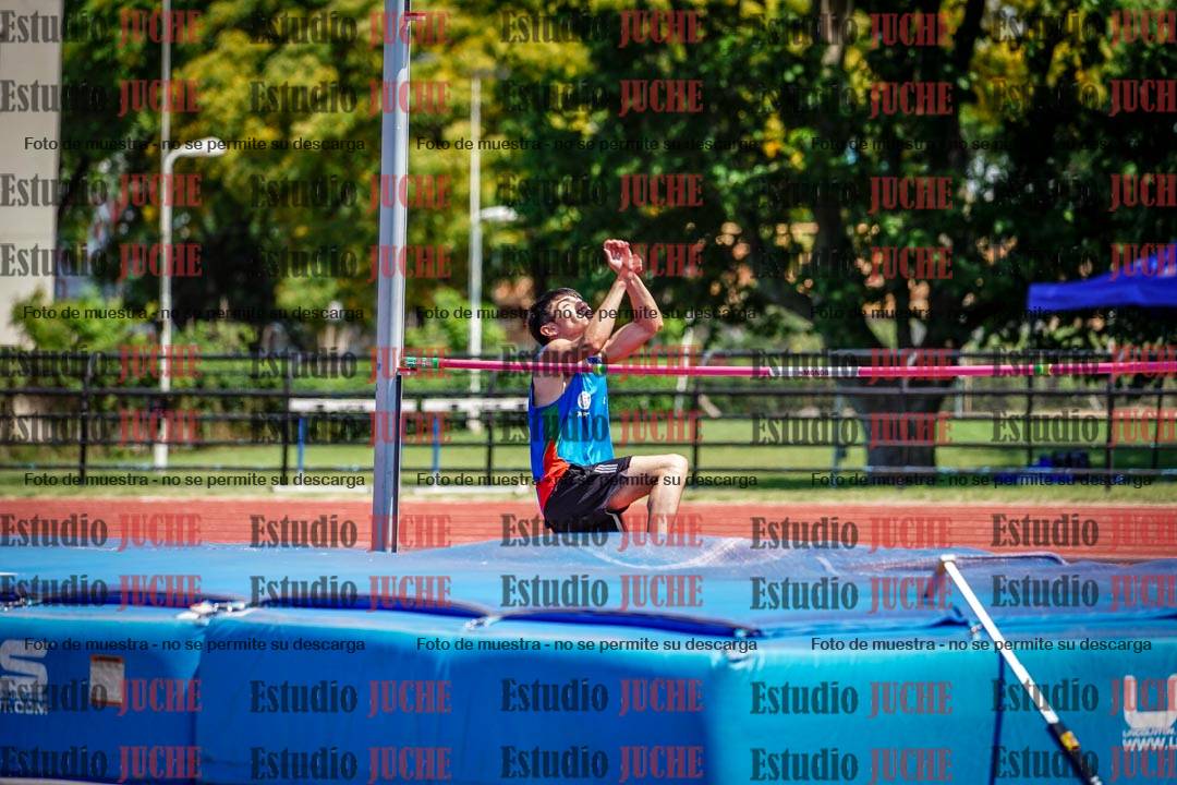 Fotos del salto en alto de varones