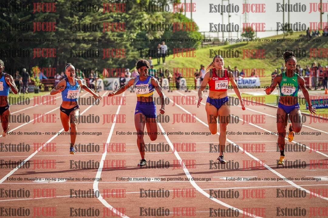 Fotos de los 100 m de mujeres - FINAL
