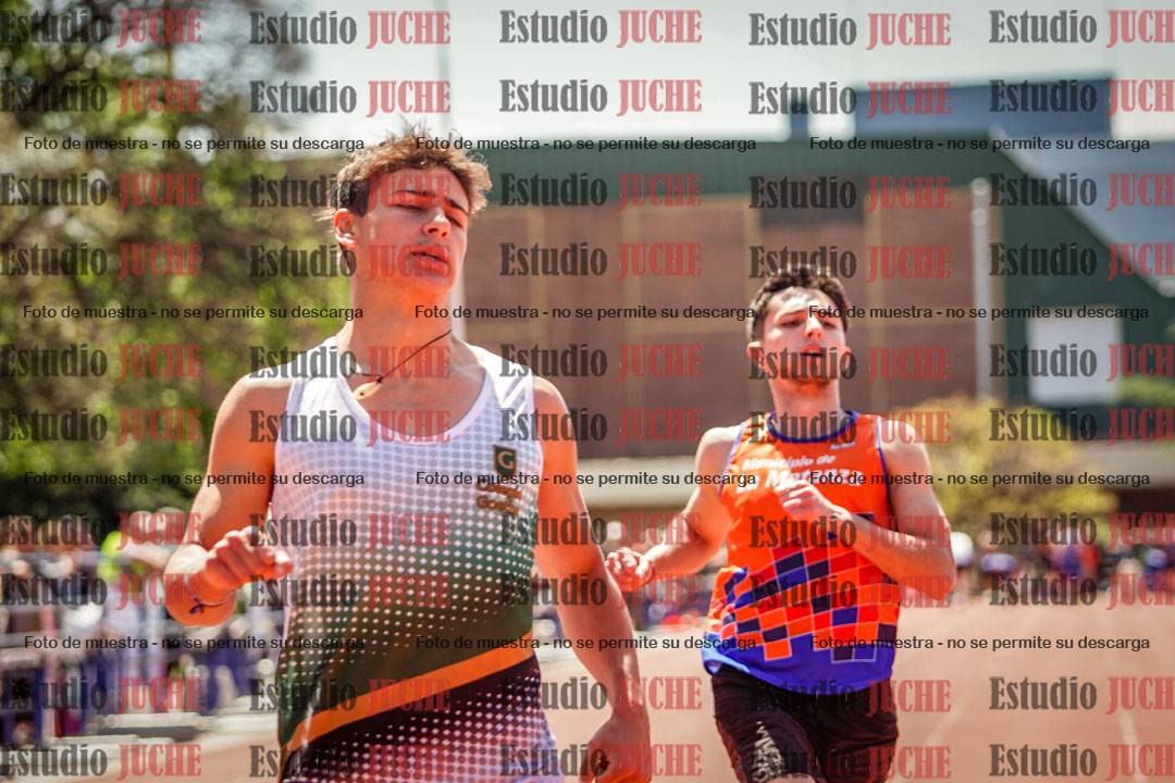 Fotos de los 100 m llanos de varones