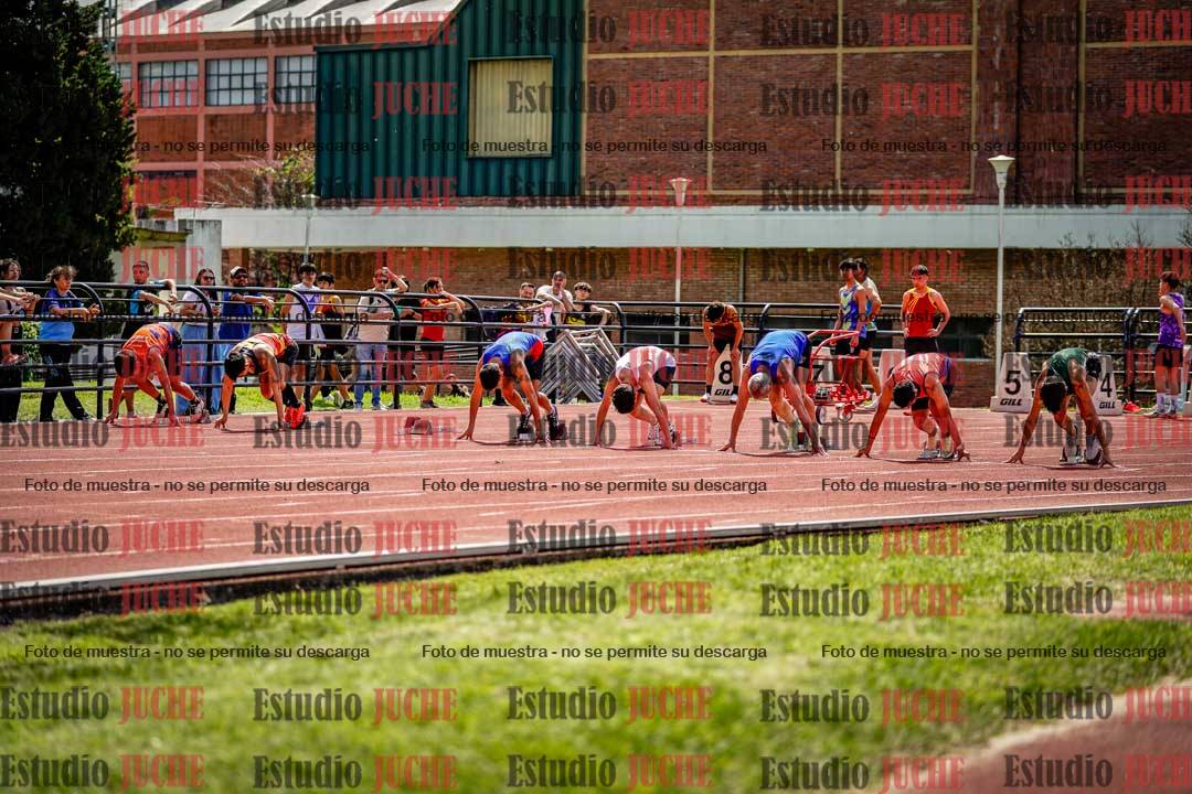 Fotos de los 100 m de varones