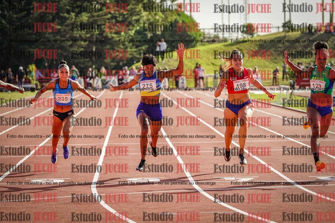 Fotos de los 100 m de mujeres - FINAL