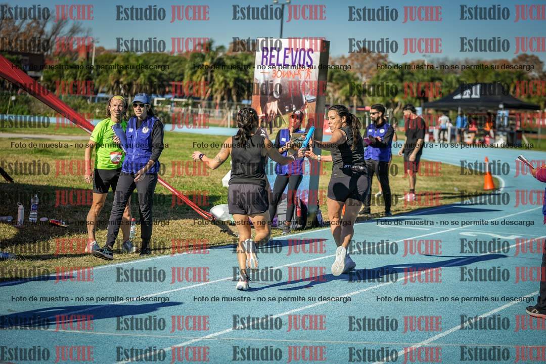 Fotos durante los relevos