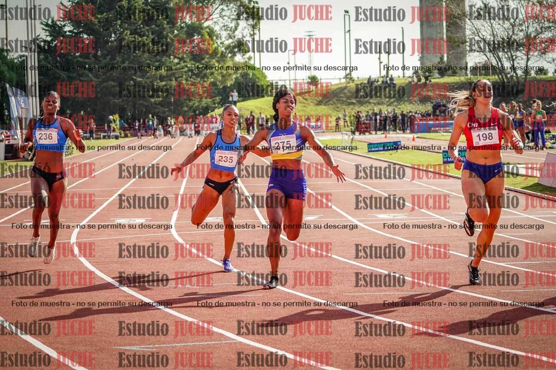 Fotos de los 100 m de mujeres - FINAL