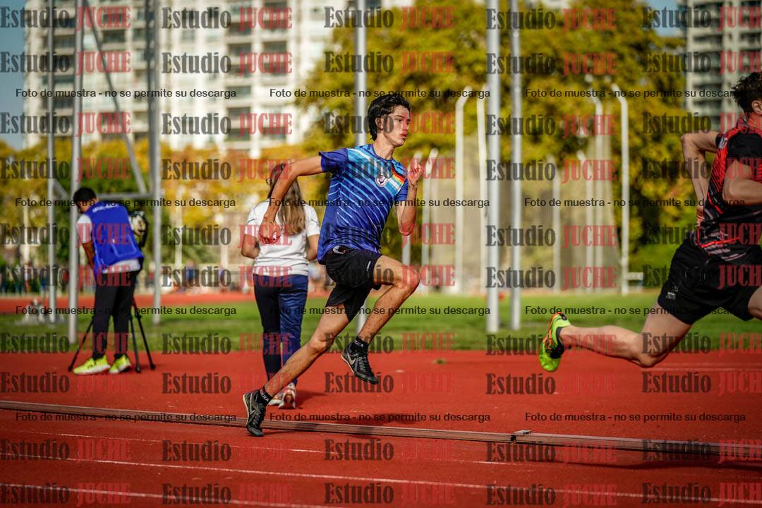 Fotos de los 200 m llanos de varones