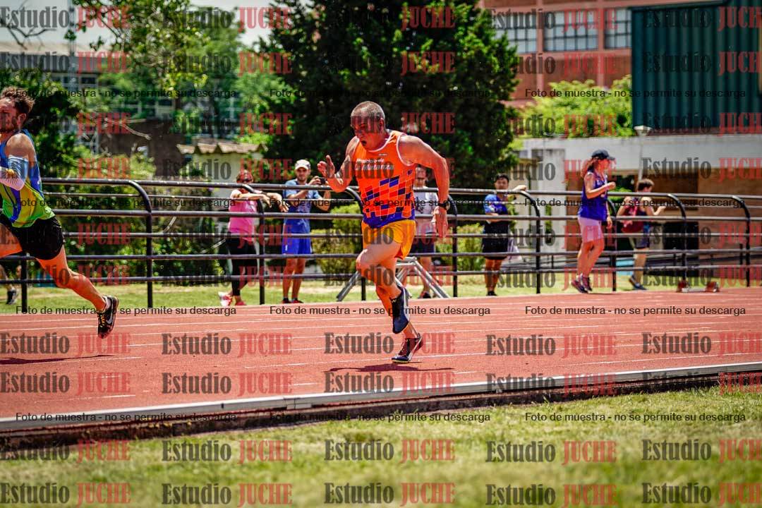 Fotos de los 100 m llanos de varones