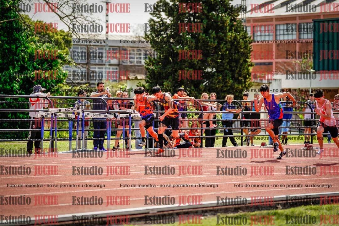 Fotos de los 100 m de varones