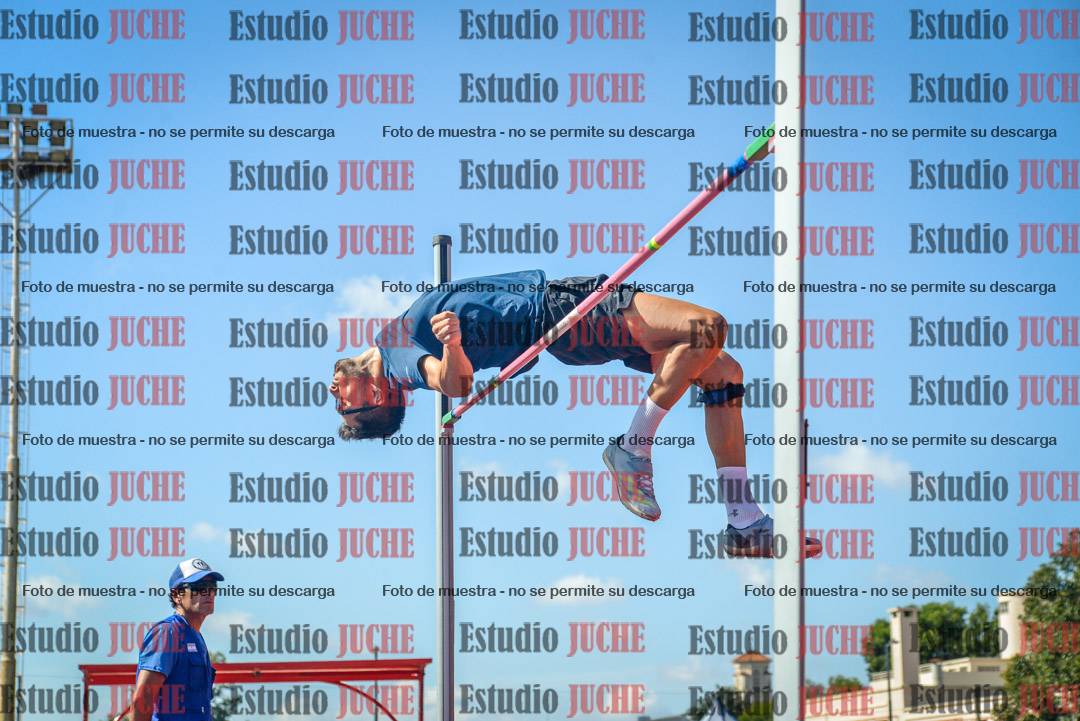 Fotos del salto en alto de varones