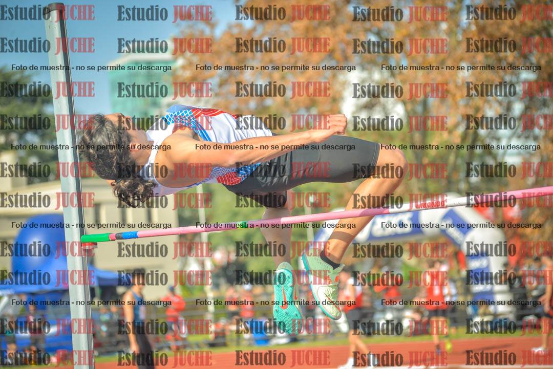 Fotos del salto en alto de varones
