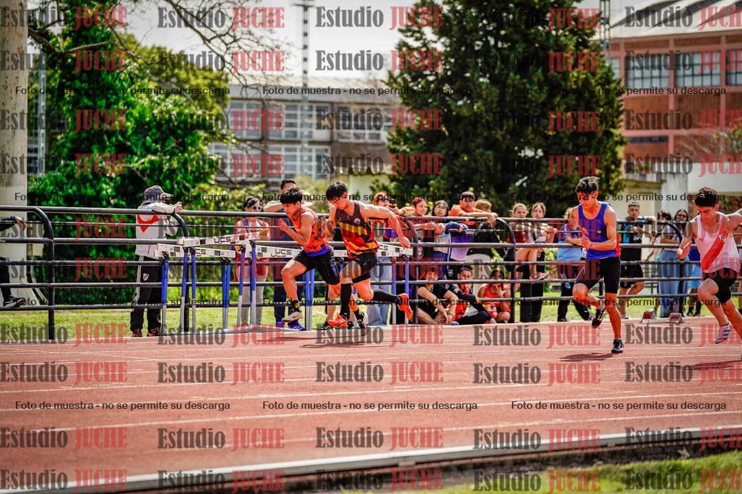 Fotos de los 100 m de varones