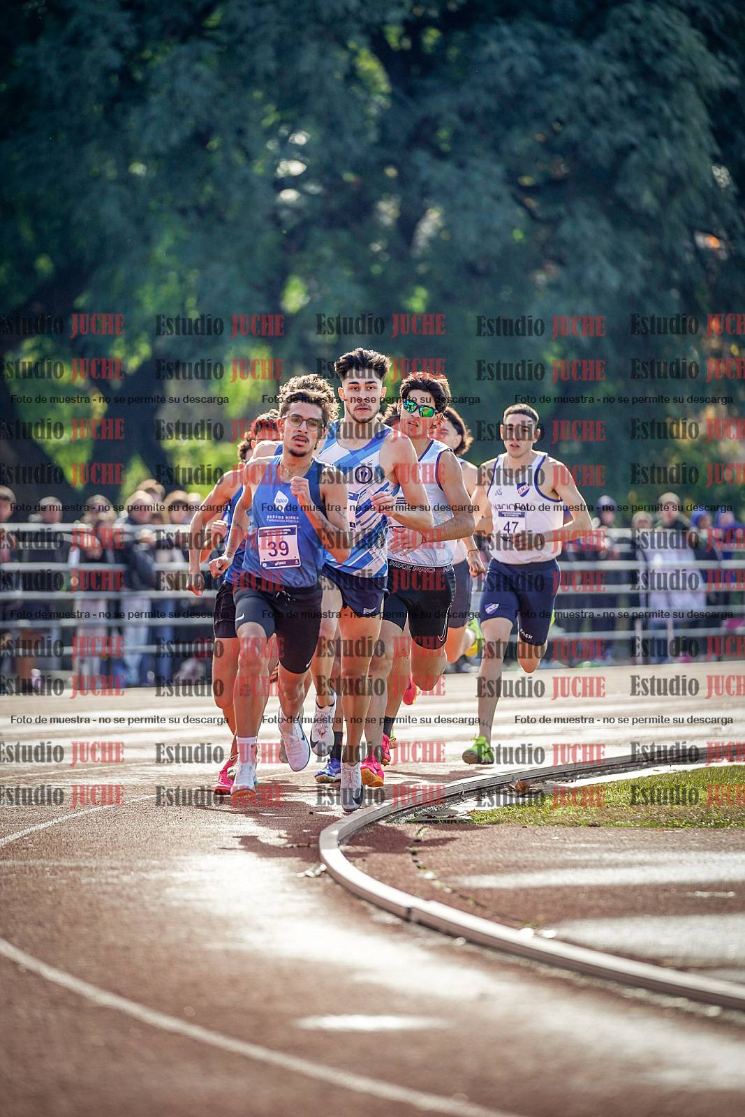 Fotos de los 800 m de varones