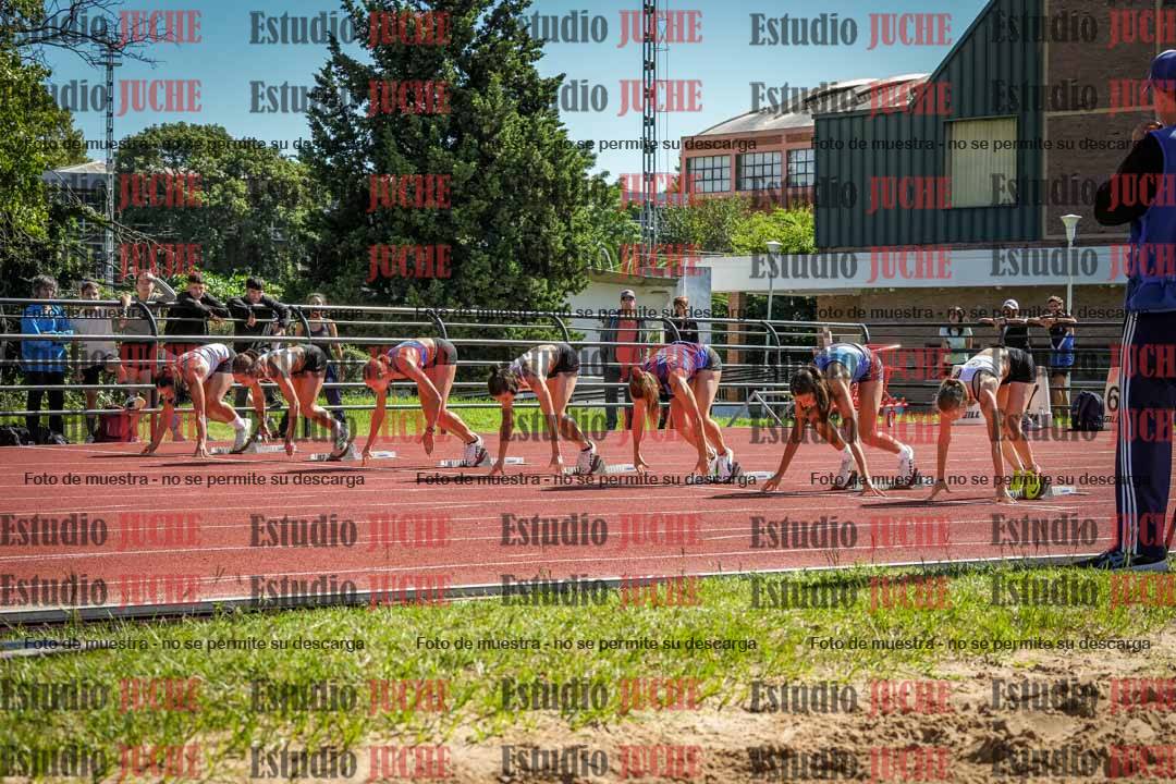 Fotos de los 100 m con vallas de mujeres