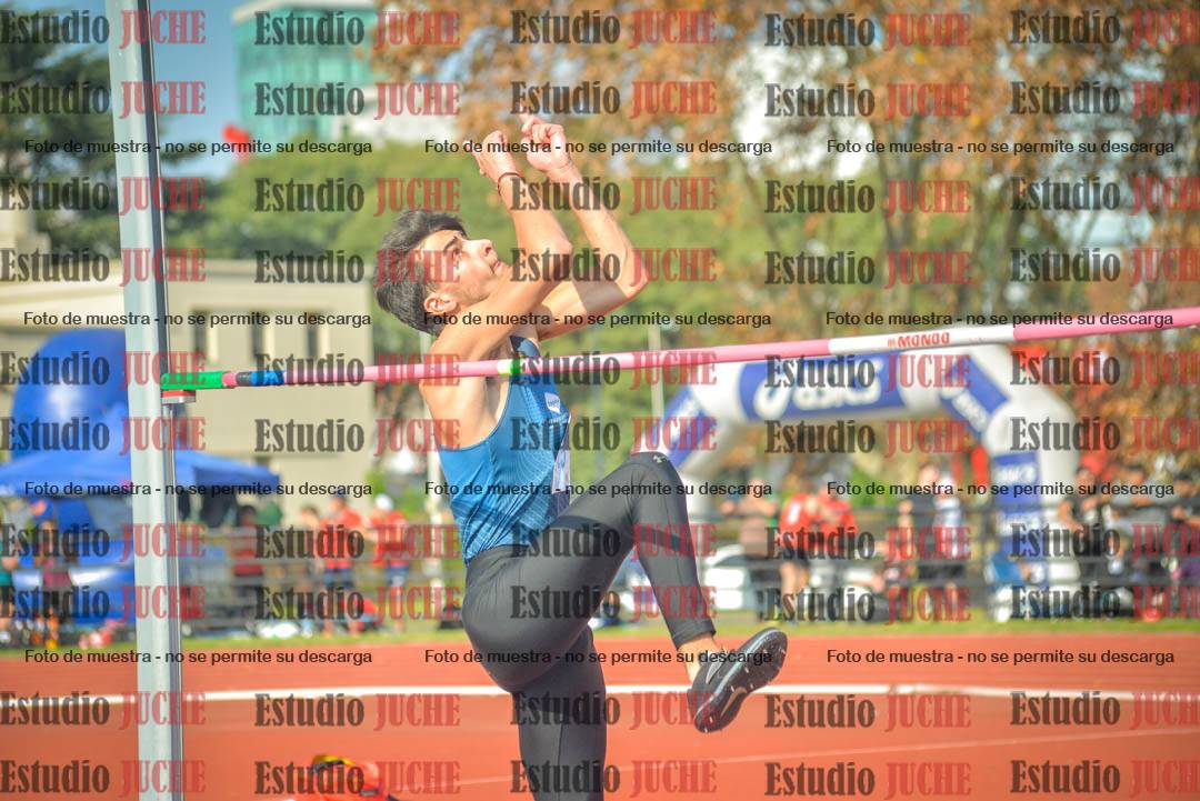 Fotos del salto en alto de varones
