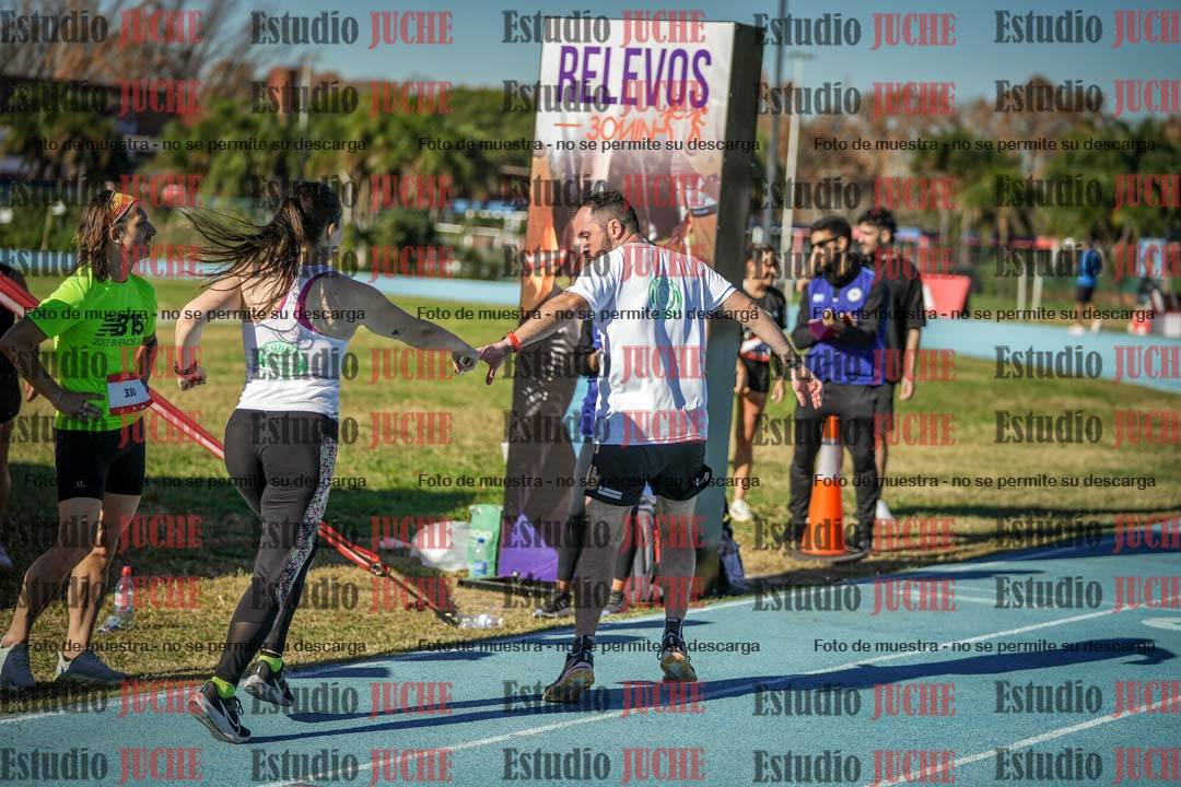 Fotos durante los relevos