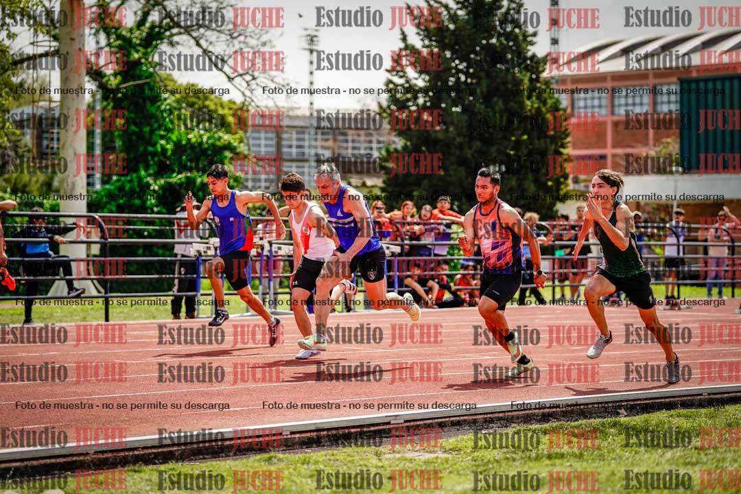 Fotos de los 100 m de varones