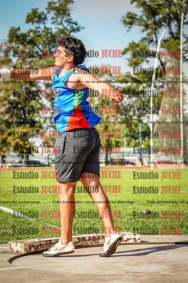 Fotos del lanzamiento de bala de varones