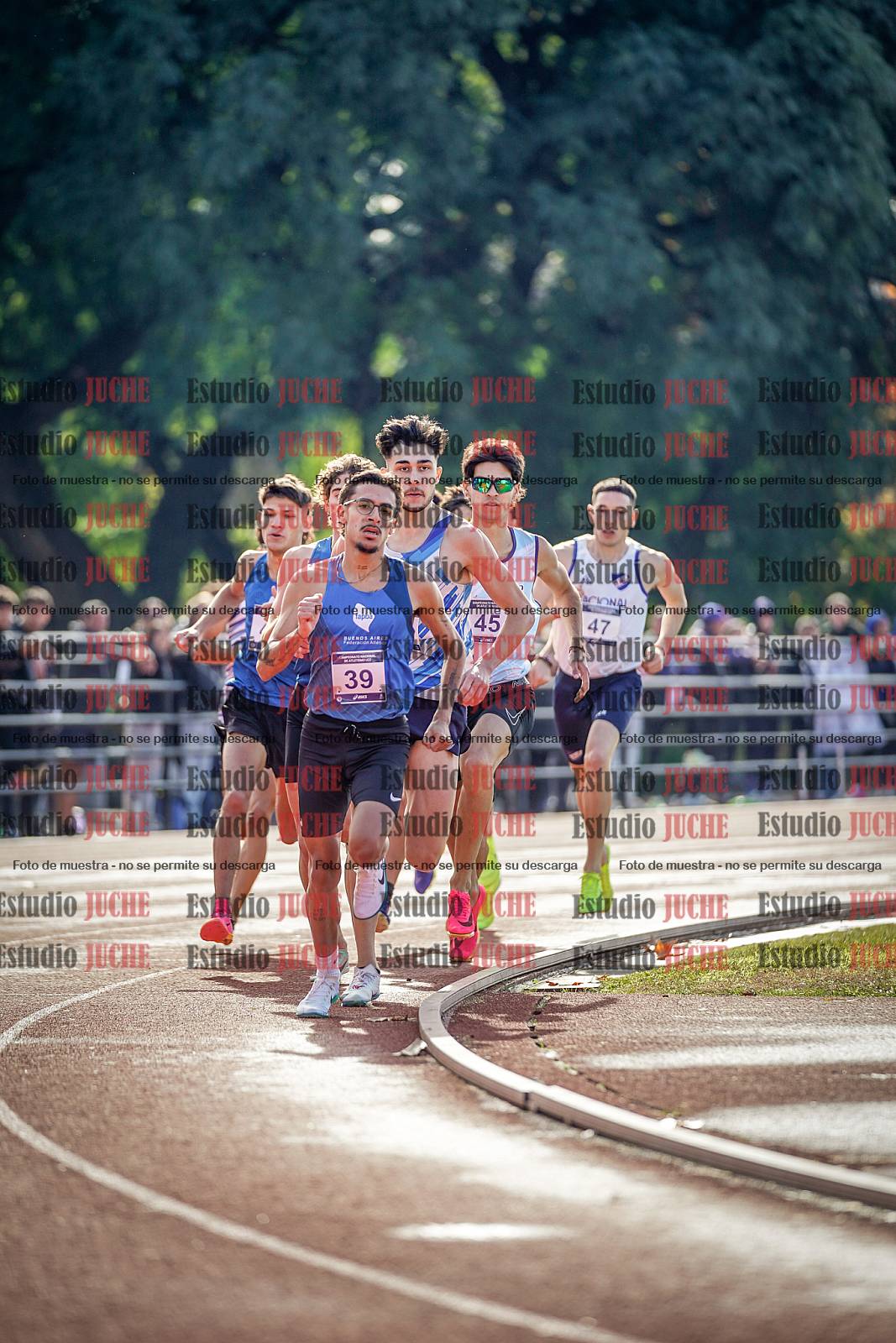 Fotos de los 800 m de varones