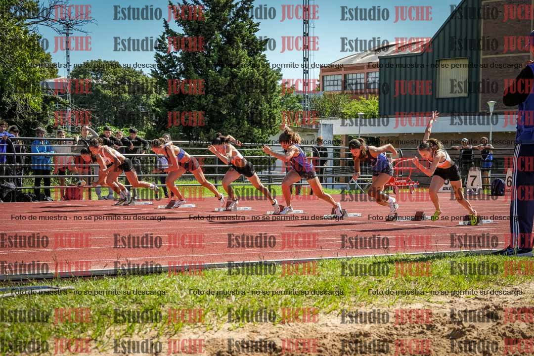 Fotos de los 100 m con vallas de mujeres