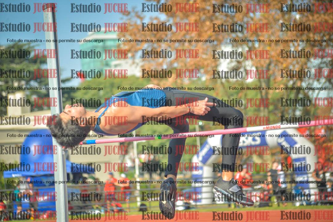 Fotos del salto en alto de varones