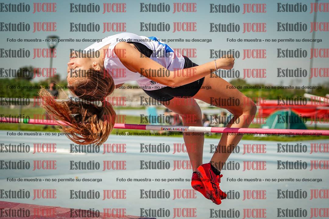Fotos del salto en alto de mujeres