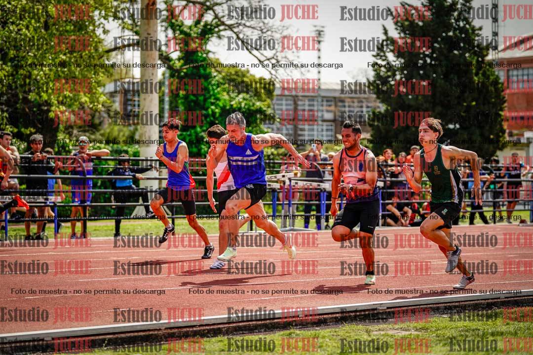 Fotos de los 100 m de varones