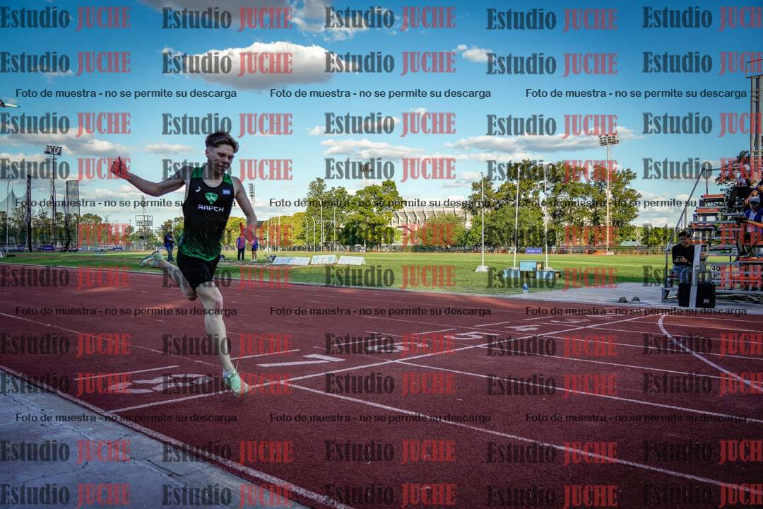 Fotos de los 400 m llanos de varones