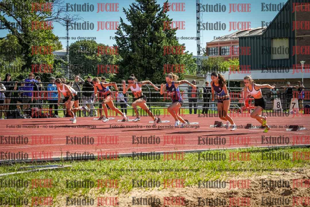 Fotos de los 100 m con vallas de mujeres