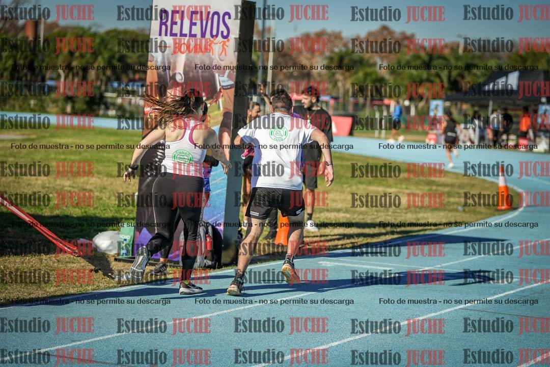 Fotos durante los relevos
