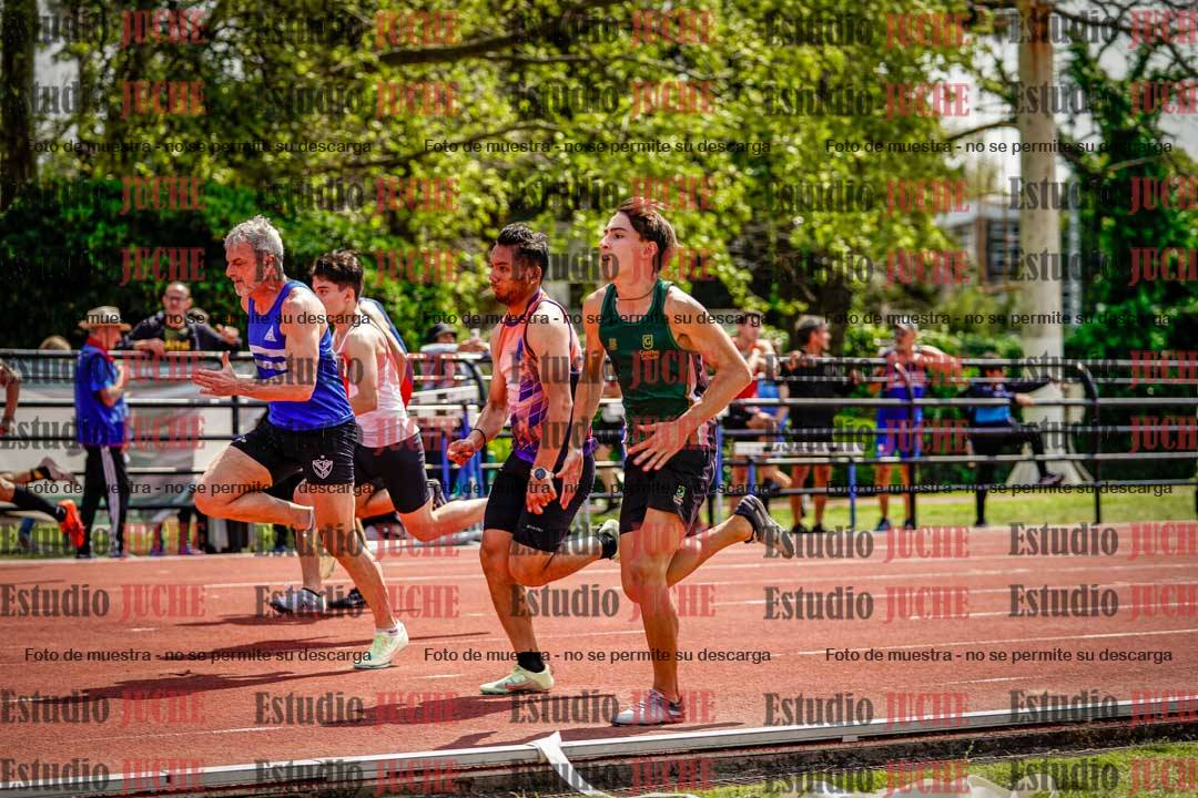 Fotos de los 100 m de varones
