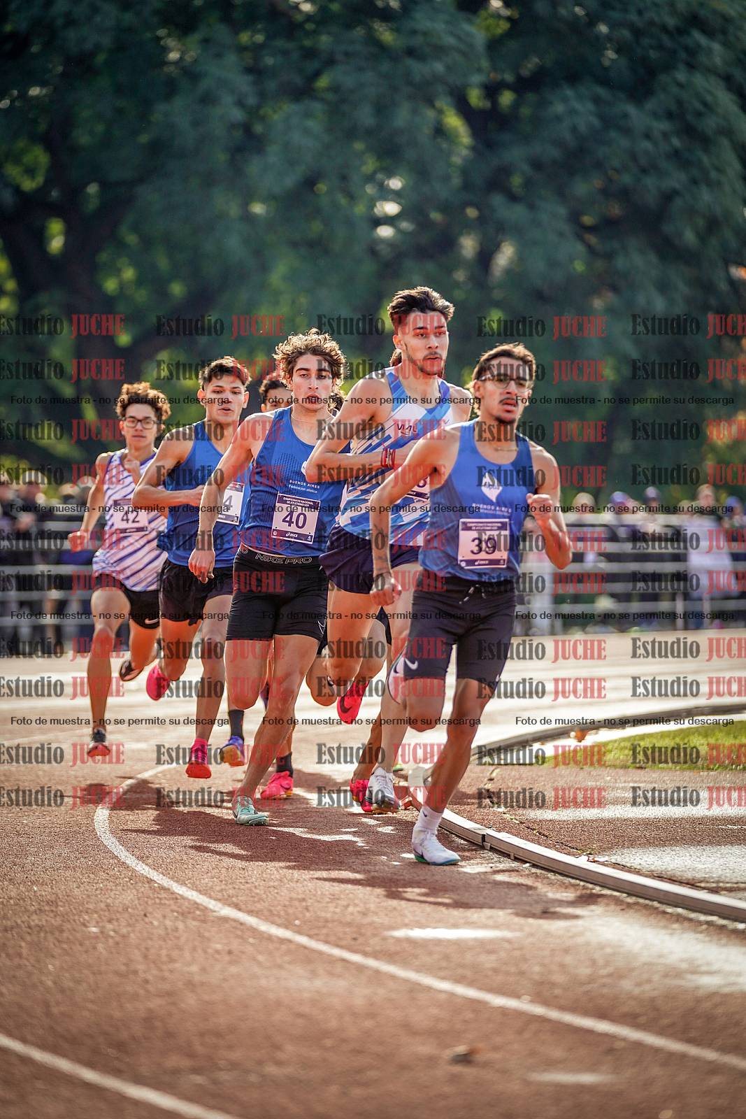Fotos de los 800 m de varones