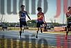 Fotos de los 100 m llanos de varones - FINAL U18