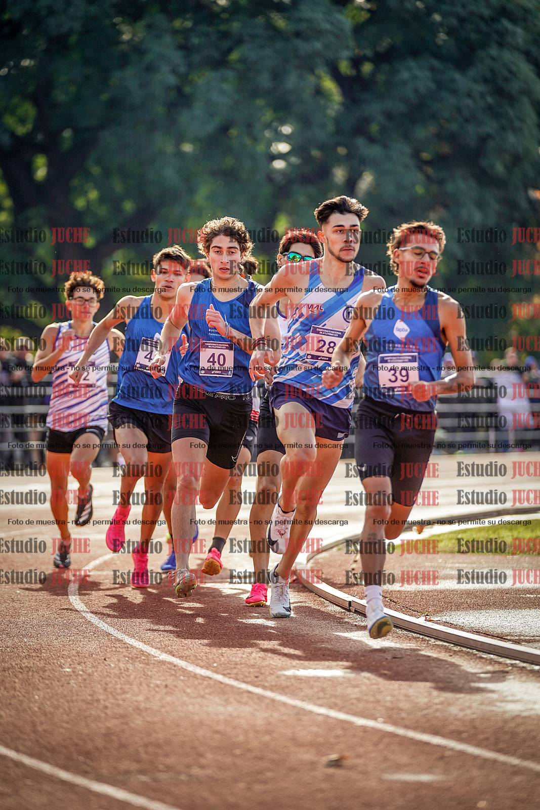 Fotos de los 800 m de varones